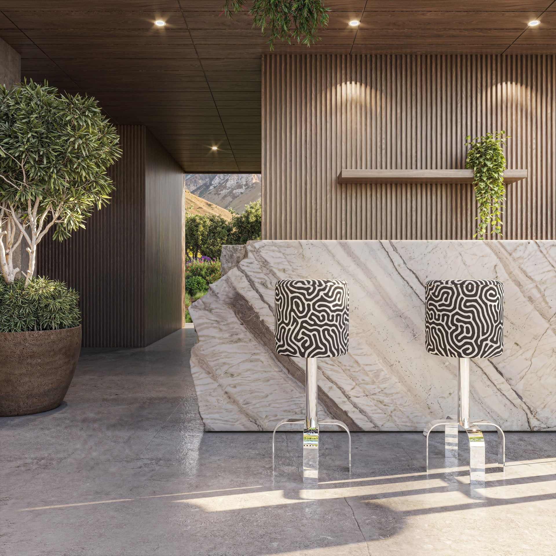 Santorini Bar Stool